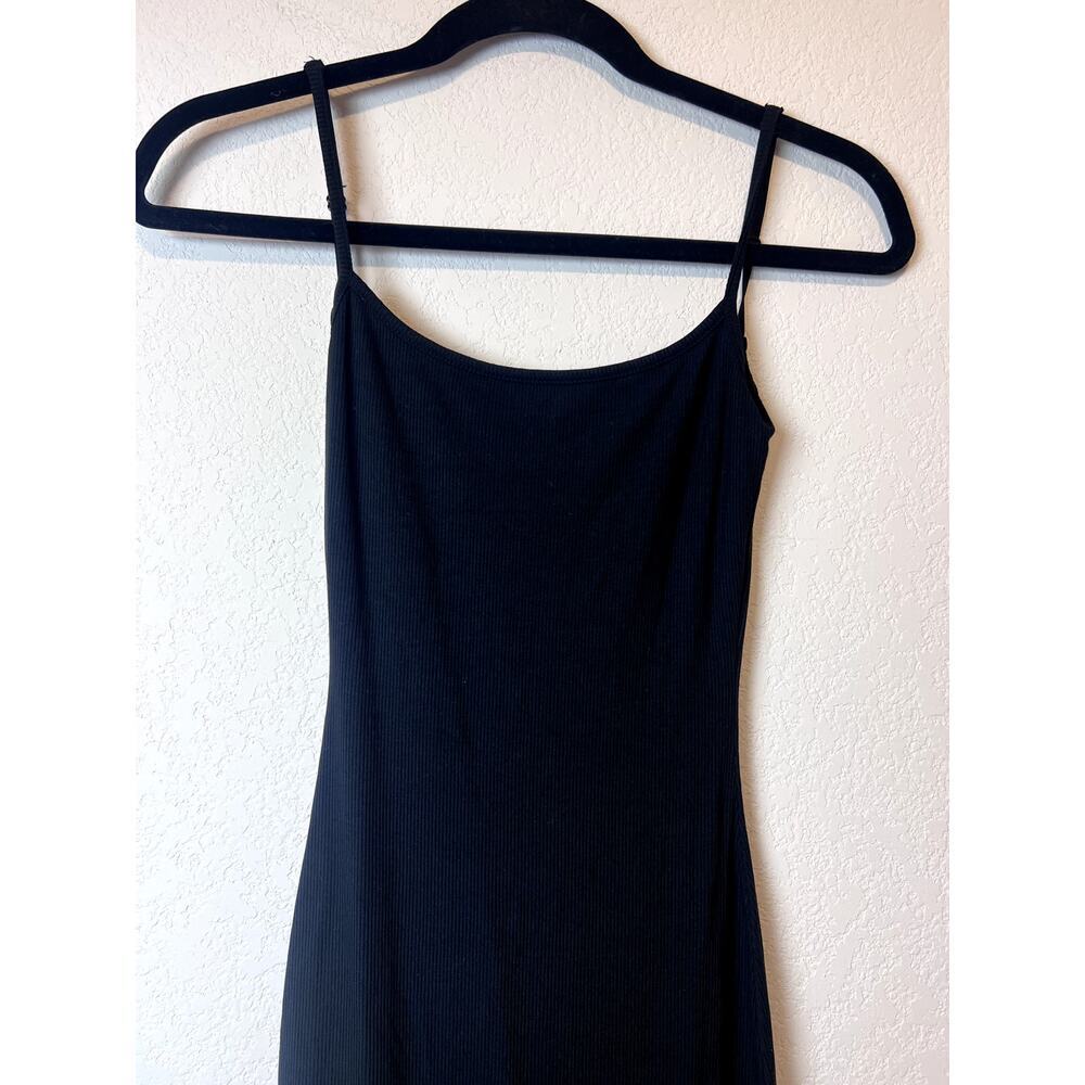 Skims Soft Lounge Long Slip Dress Onyx, Size XS New with Tag - Picture 2 of 6